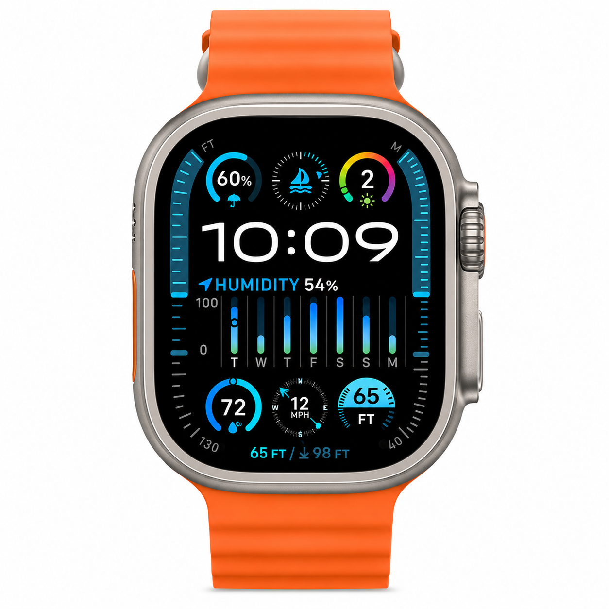 KW85 Ultra 3 Smart Watch With 7 Strap - Image 4